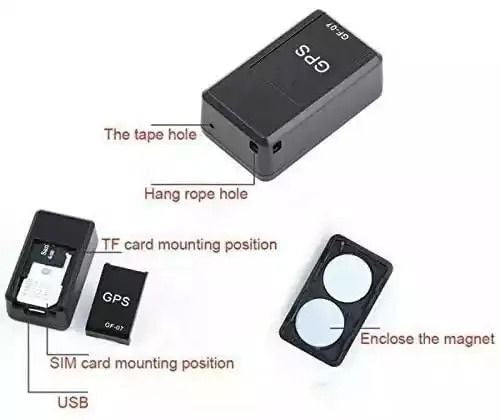 Mini GPS Tracker GF-07 New Small Size GF07 GPS Tracker Long Battery GPS Tracking Device Personal Kids Pet Smart (GPS)